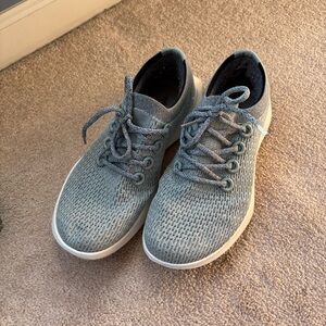 Women’s Allbirds Tree Dasher Running Sneakers - Gray-Green 10.5